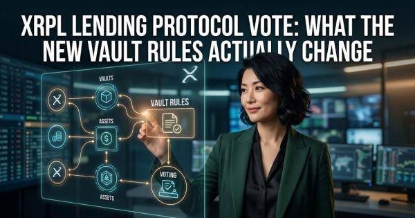 XRPL Lending Protocol Vote: What the New Vault Rules Actually Change