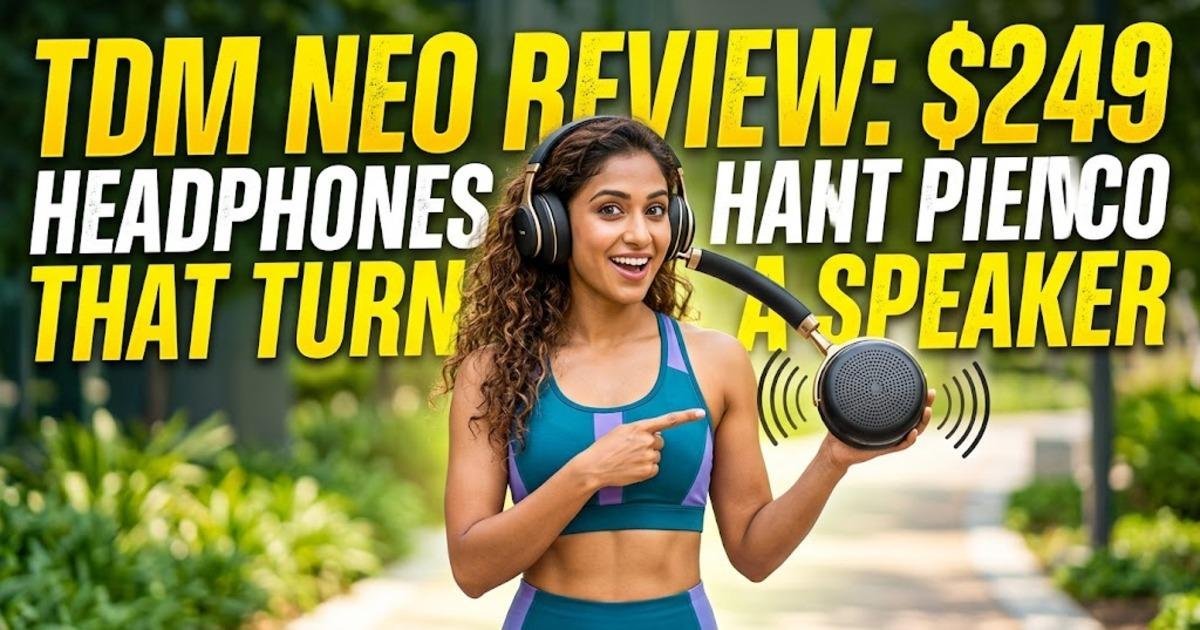TDM Neo Review: $249 Headphones That Turn Into a Speaker