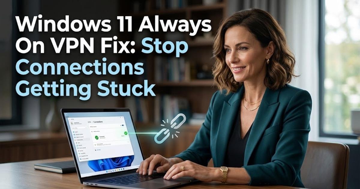 Windows 11 Always On VPN Fix: Stop VPN Connections Getting Stuck